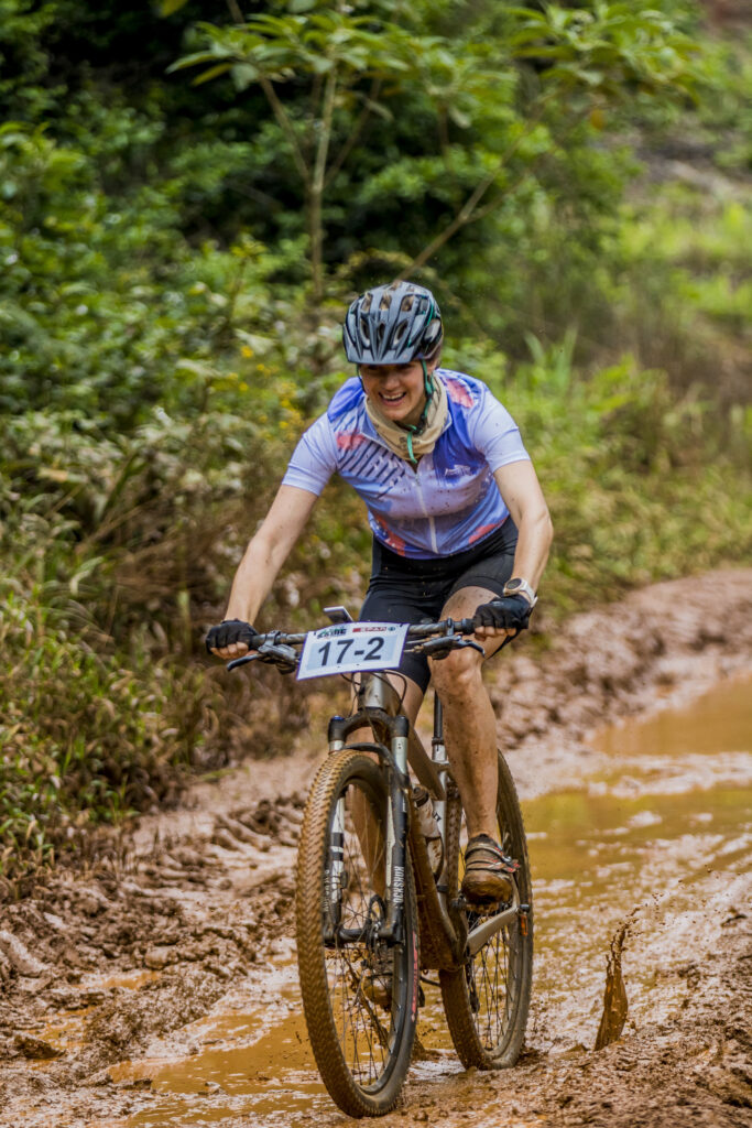 Female MTB rider